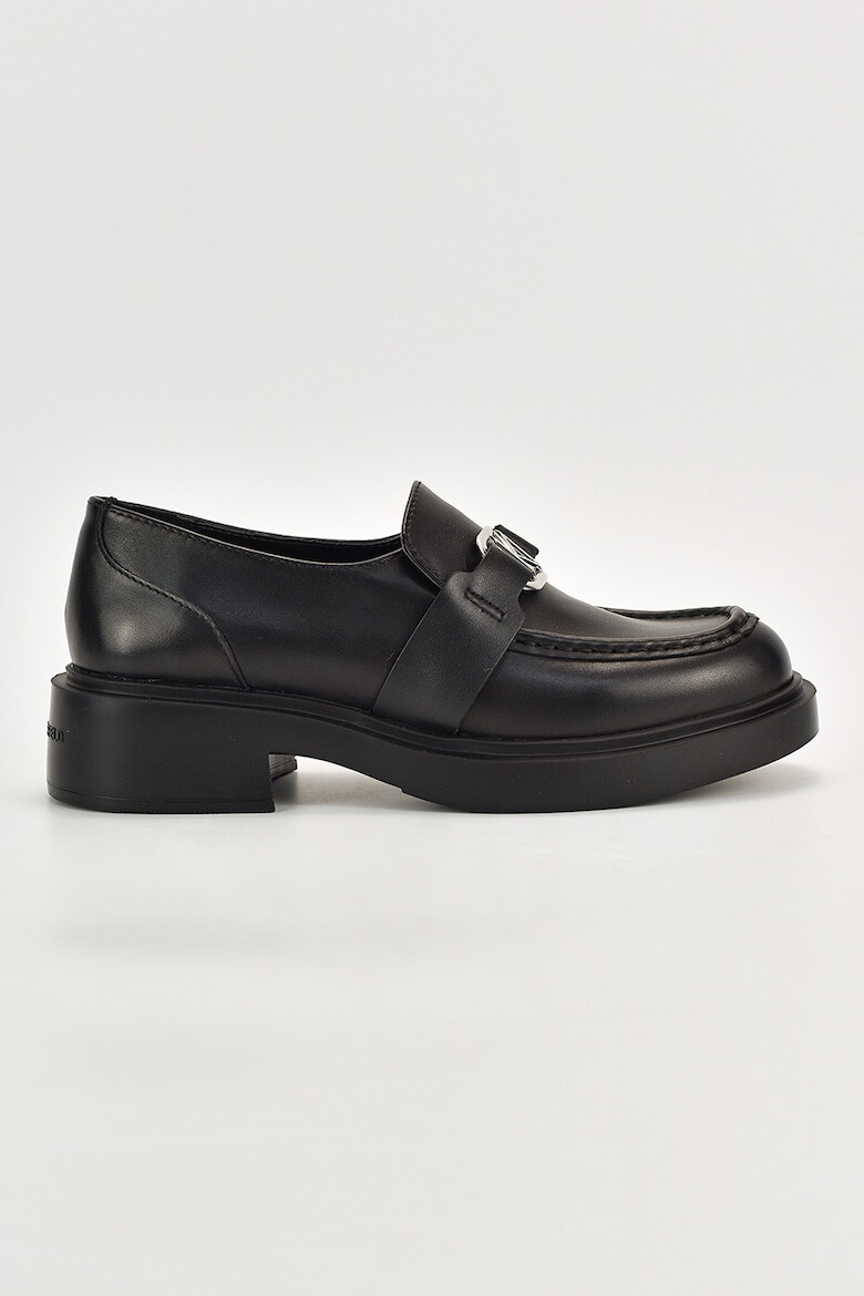 Karl Lagerfeld Pantofi loafer de piele cu logo - Pled.ro