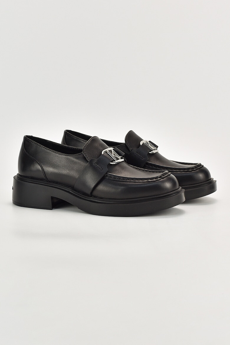 Karl Lagerfeld Pantofi loafer de piele cu logo - Pled.ro