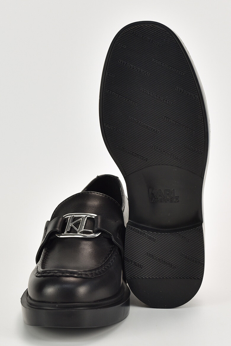 Karl Lagerfeld Pantofi loafer de piele cu logo - Pled.ro