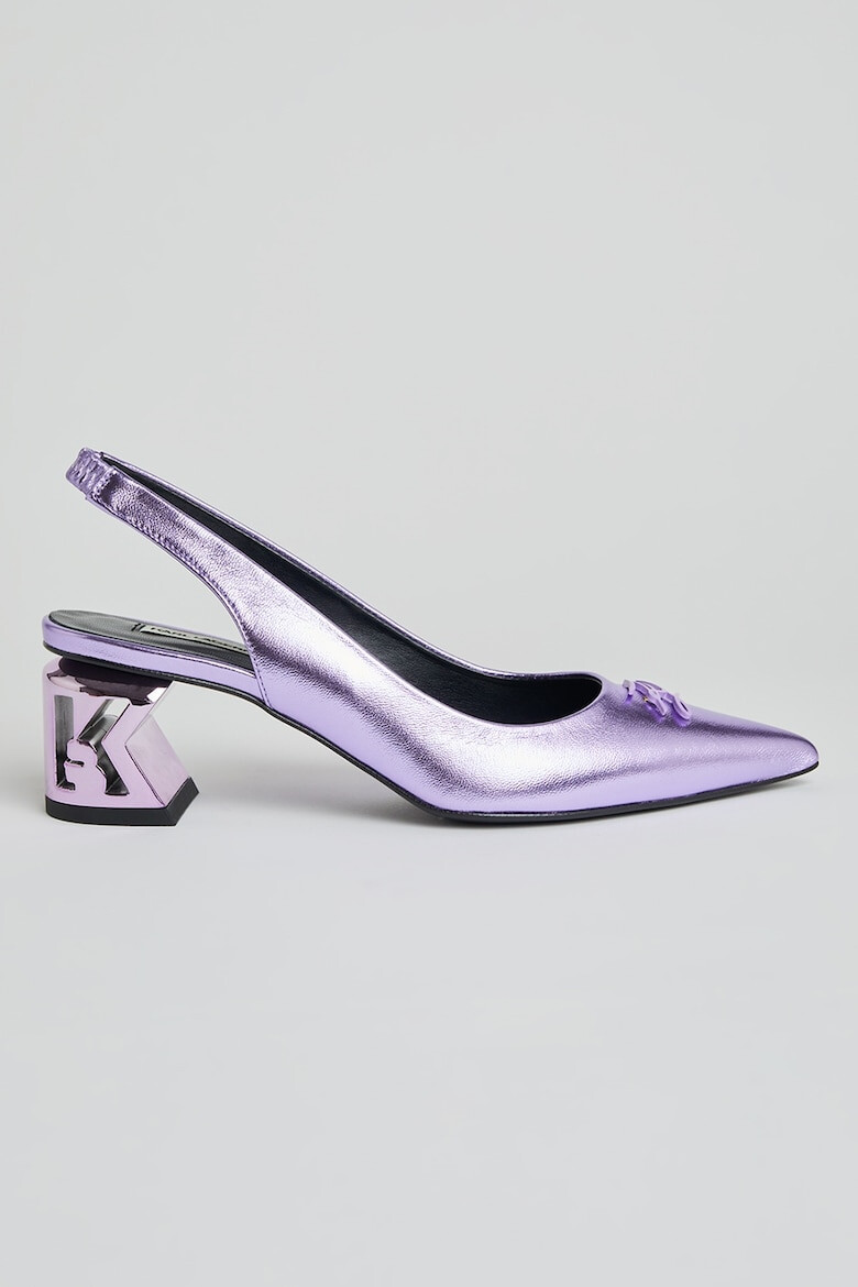 Karl Lagerfeld Pantofi slingback de piele - Pled.ro