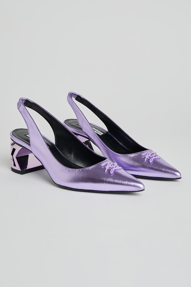 Karl Lagerfeld Pantofi slingback de piele - Pled.ro