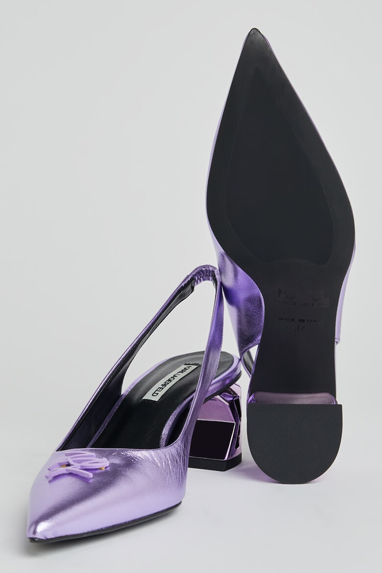 Karl Lagerfeld Pantofi slingback de piele - Pled.ro