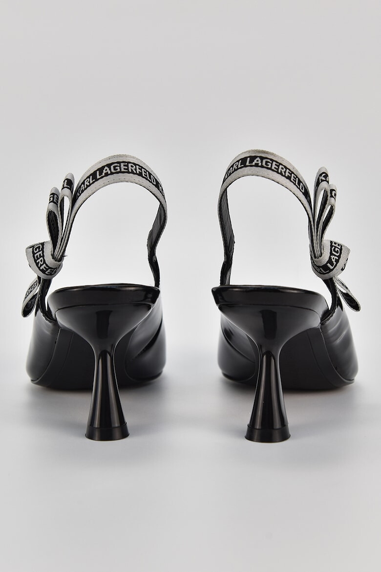 Karl Lagerfeld Pantofi slingback de piele cu varf ascutit - Pled.ro