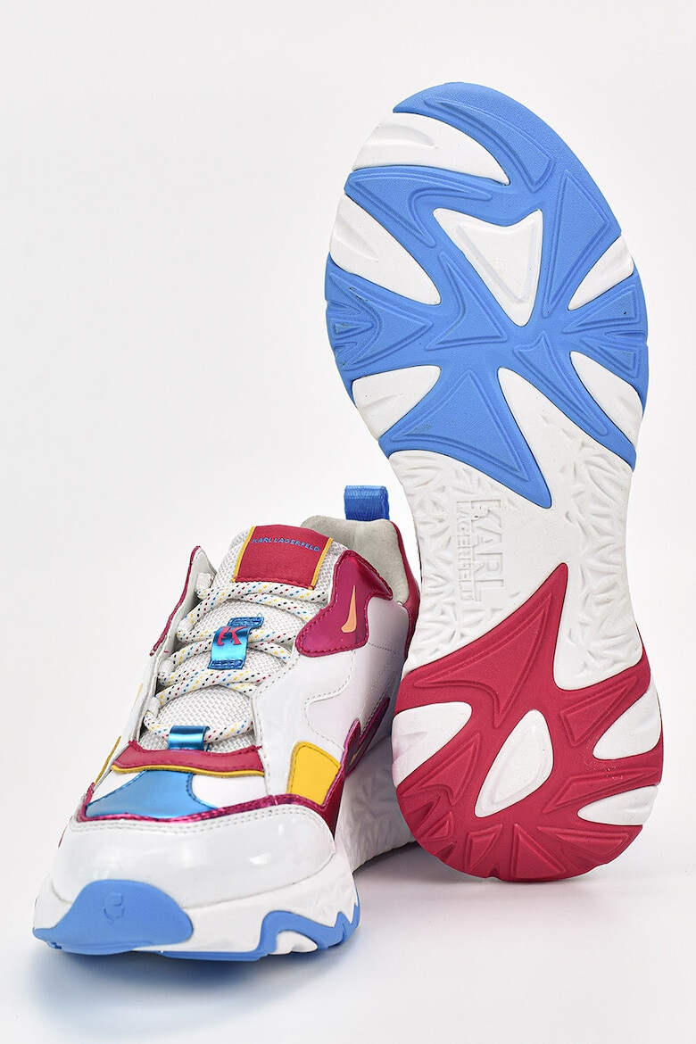 Karl Lagerfeld Pantofi sport cu aspect masiv si accente cu model colorblock Blaze - Pled.ro