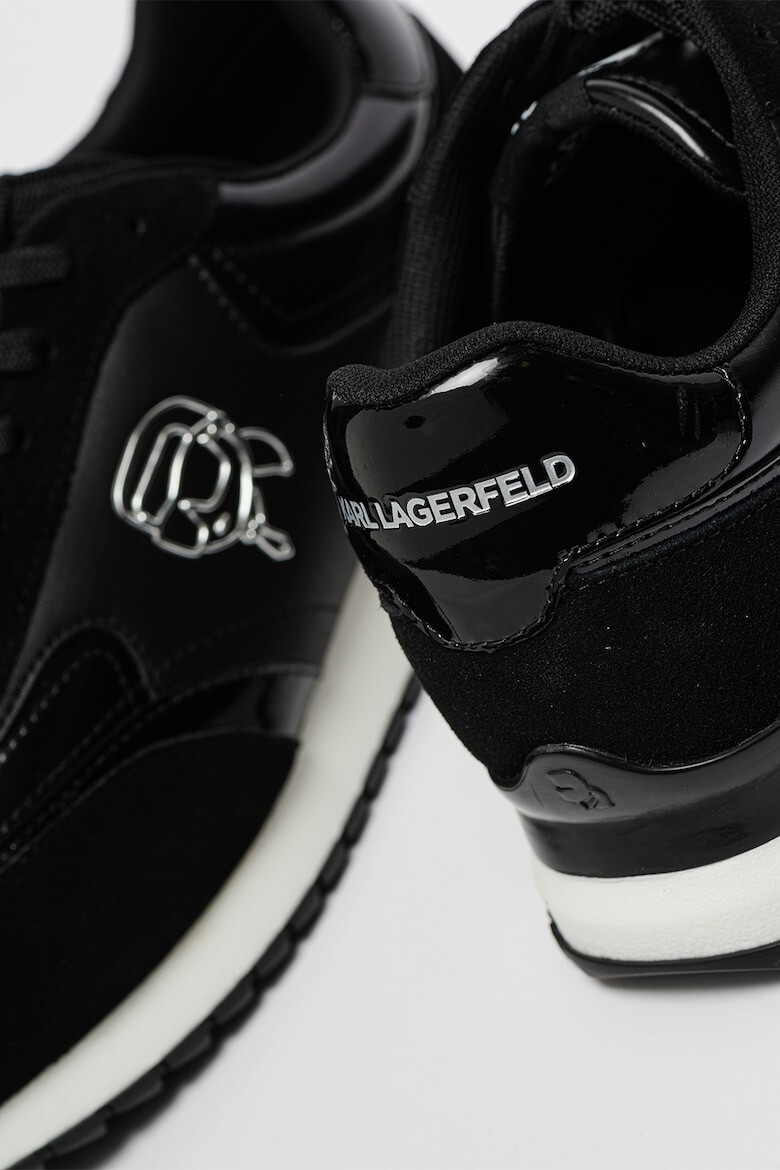 Karl Lagerfeld Pantofi sport cu insertii de piele intoarsa - Pled.ro