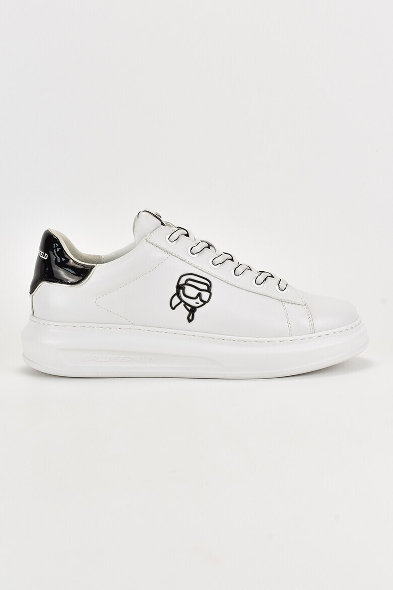 Karl Lagerfeld Pantofi sport cu segmente de piele - Pled.ro