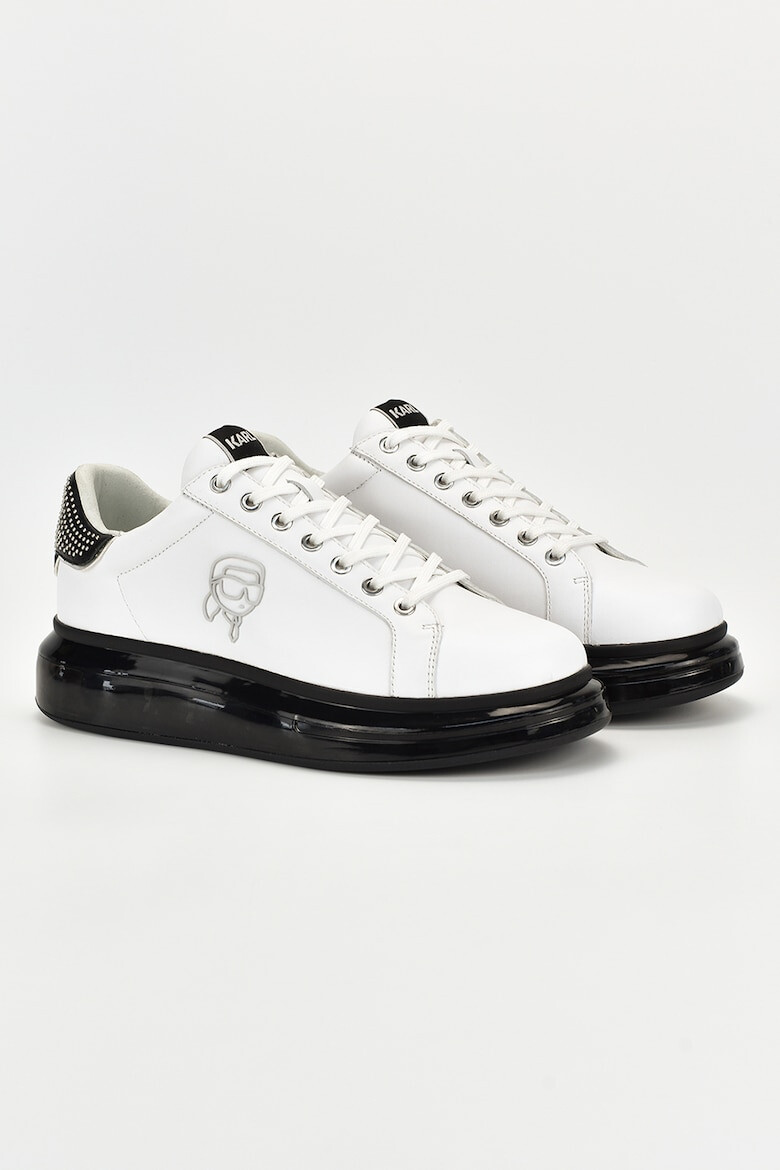 Karl Lagerfeld Pantofi sport cu segmente de piele - Pled.ro