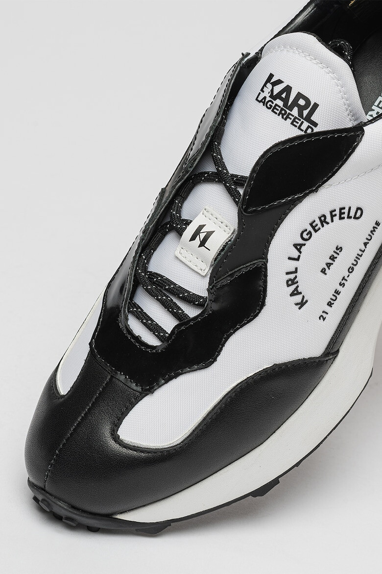 Karl Lagerfeld Pantofi sport cu segmente de piele Maison Karl - Pled.ro