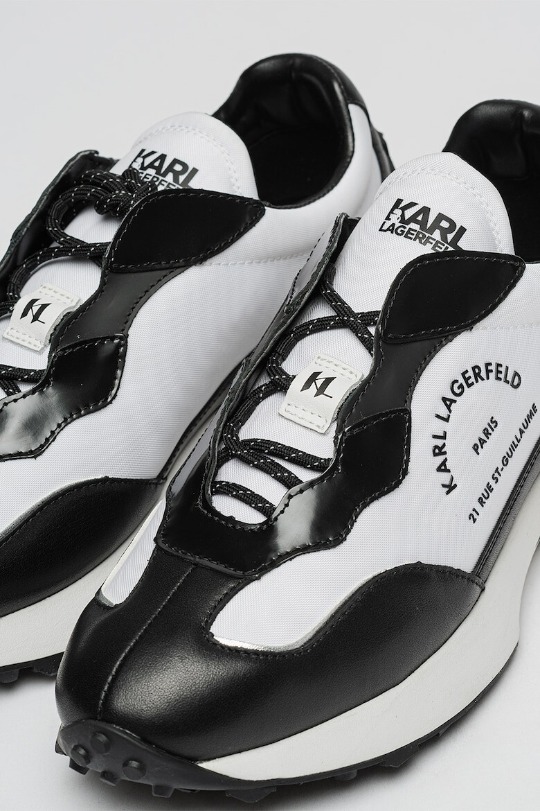 Karl Lagerfeld Pantofi sport cu segmente de piele Maison Karl - Pled.ro