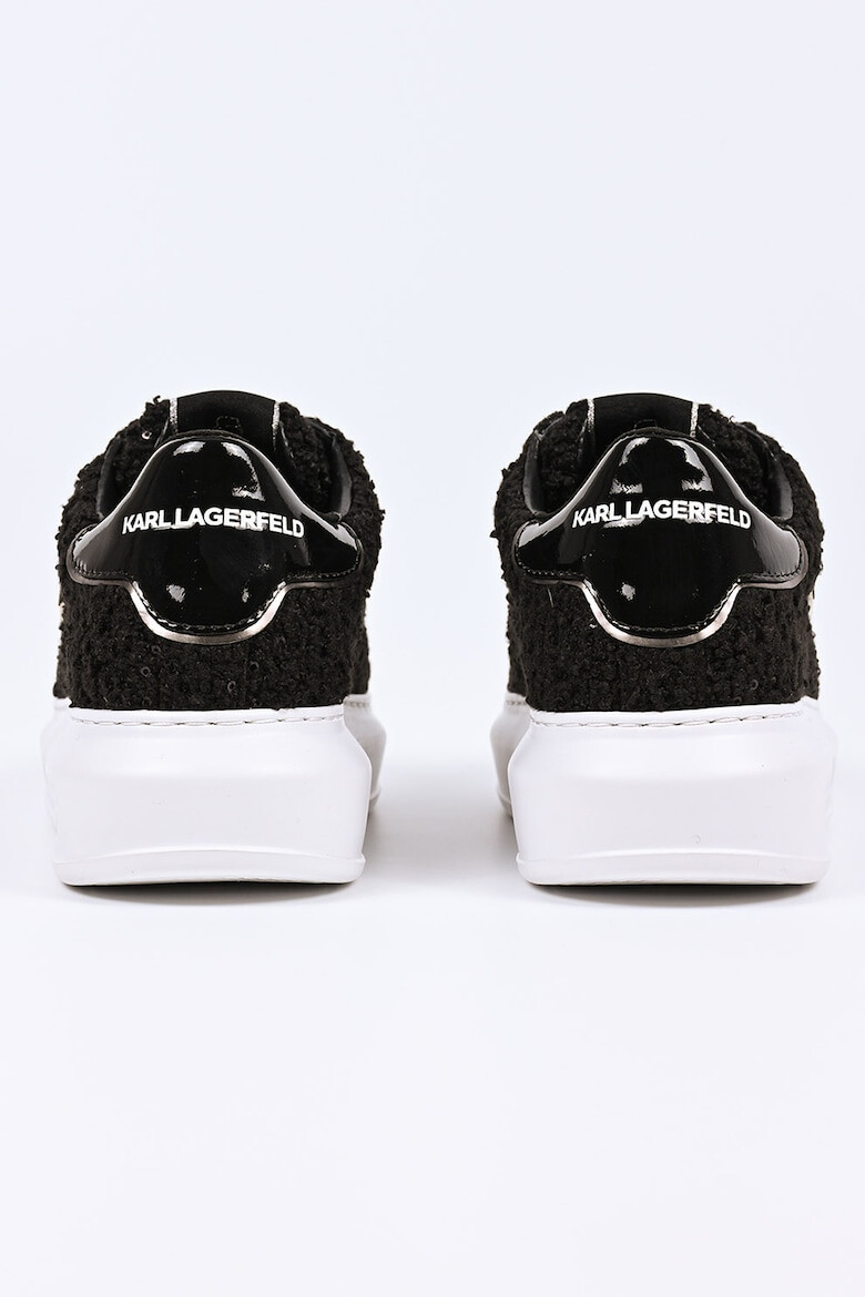 Karl Lagerfeld Pantofi sport cu segmente din material teddy - Pled.ro