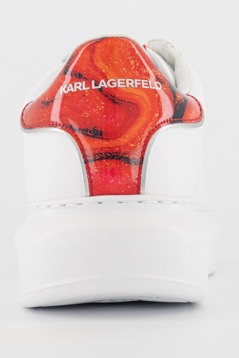 Karl Lagerfeld Pantofi sport de piele cu aplicatie logo - Pled.ro