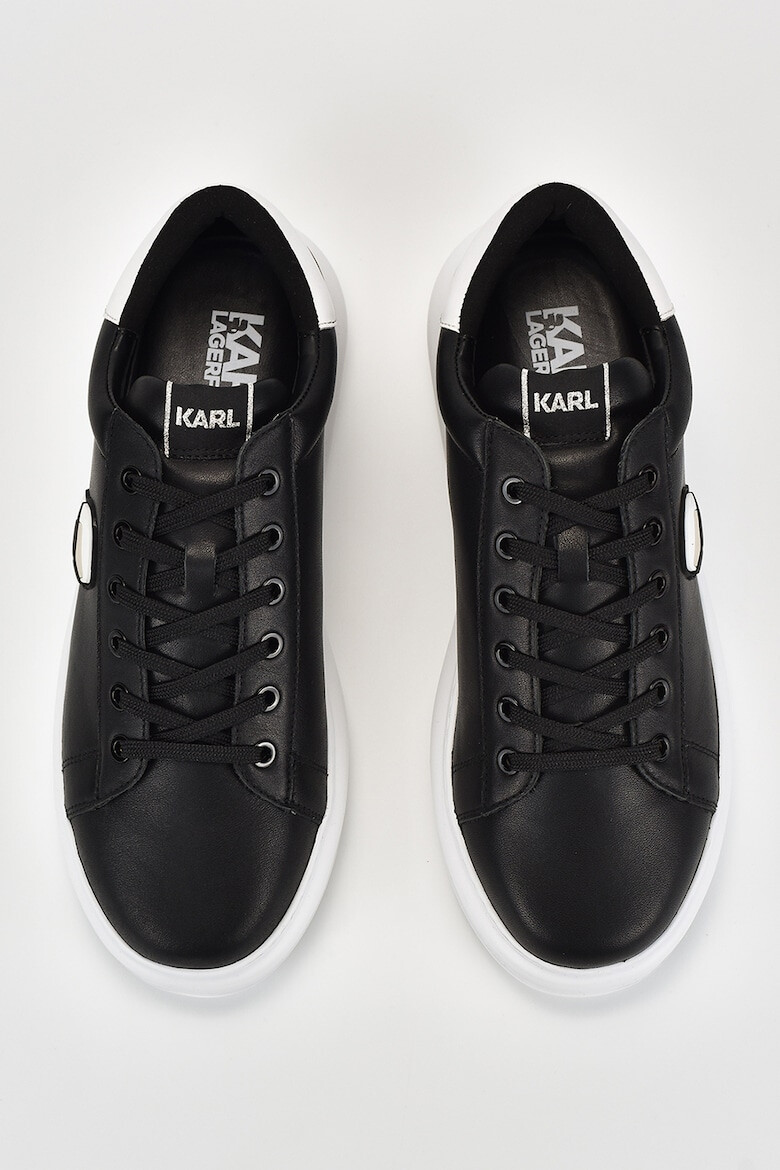 Karl Lagerfeld Pantofi sport de piele cu aplicatie logo - Pled.ro