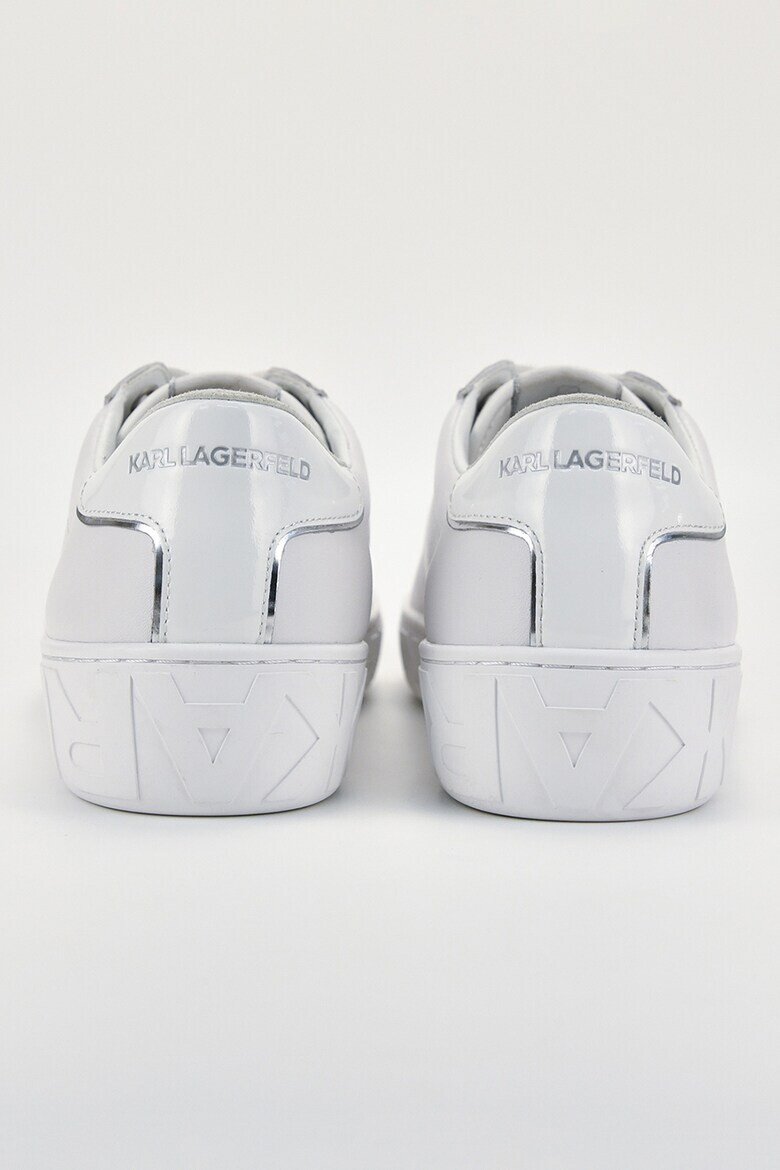 Karl Lagerfeld Pantofi sport de piele cu aplicatie logo metalica Kupsole III - Pled.ro