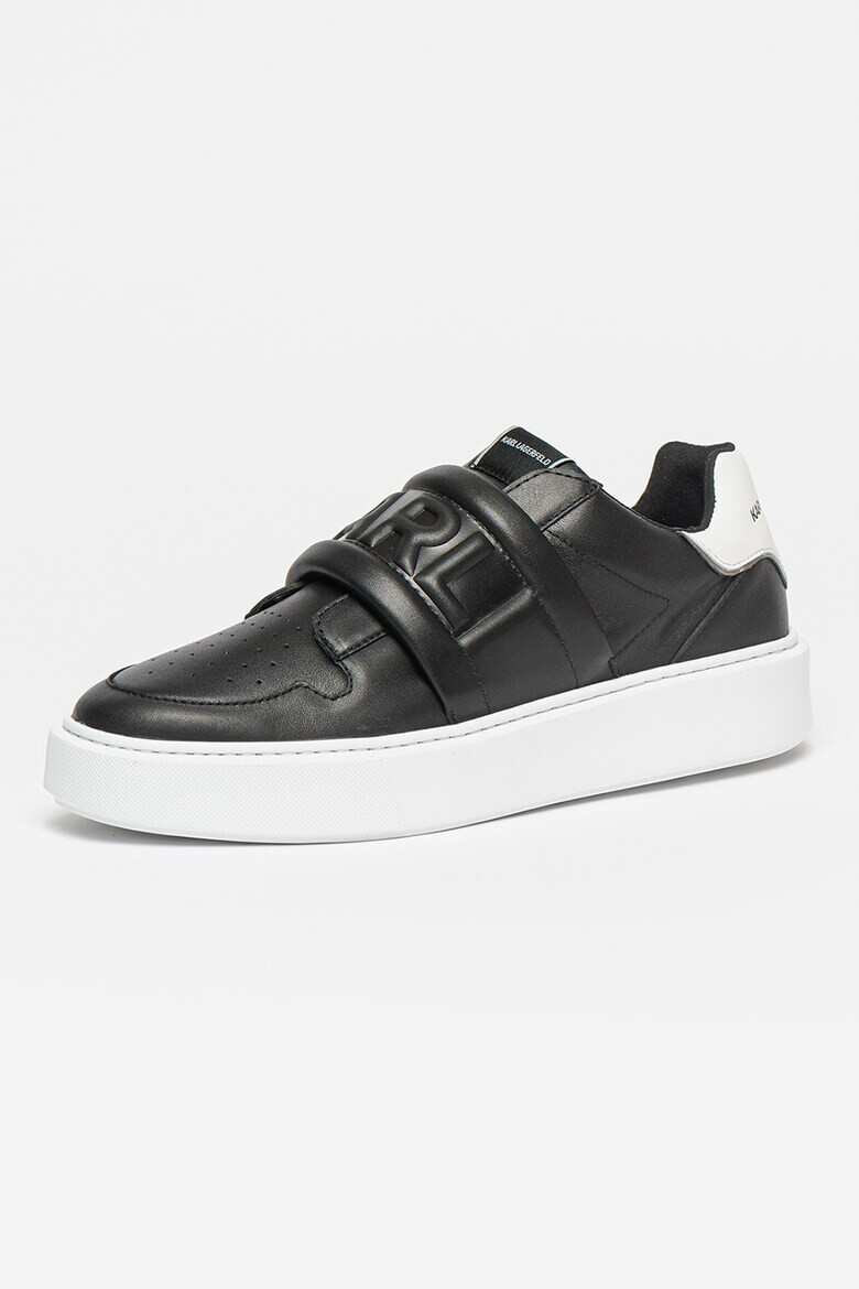 Karl Lagerfeld Pantofi sport de piele cu banda cu logo - Pled.ro