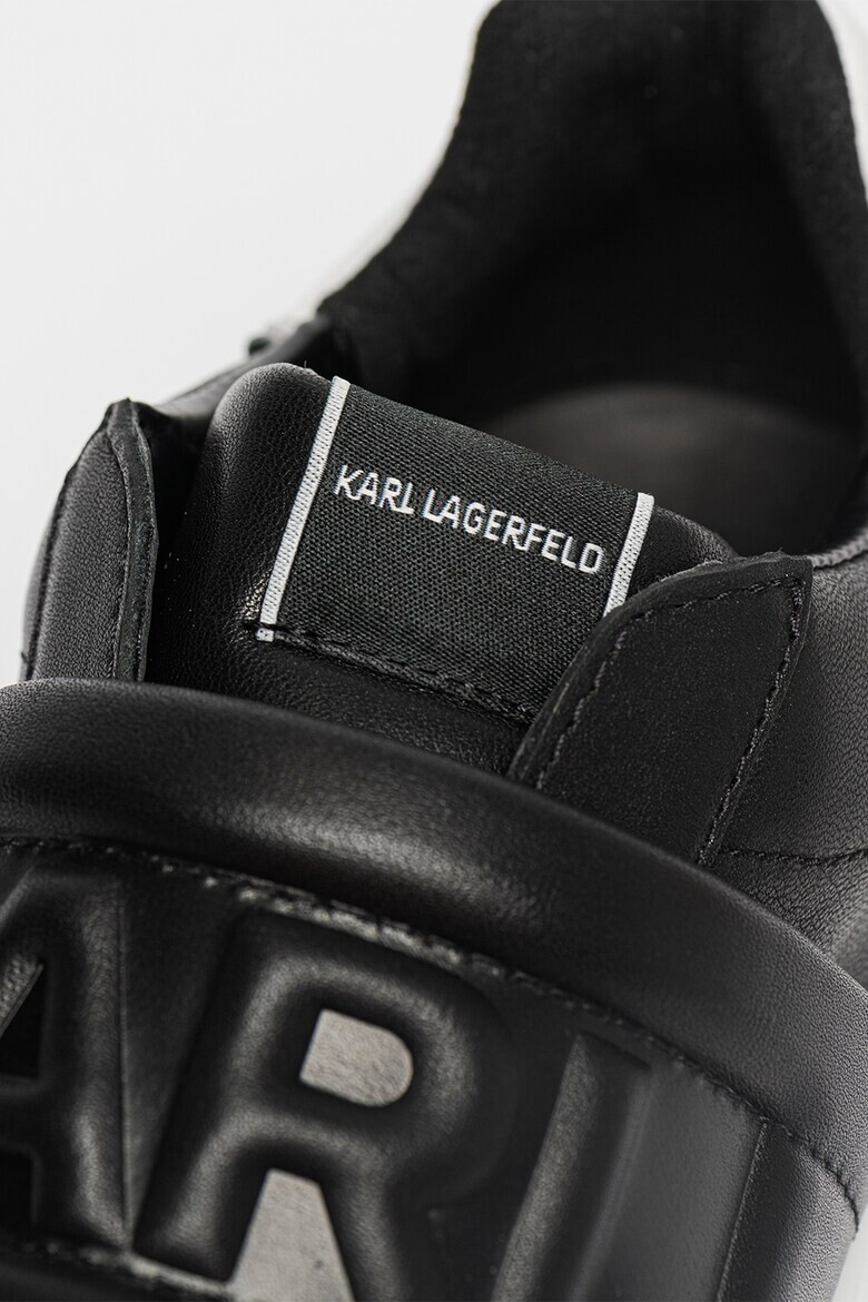 Karl Lagerfeld Pantofi sport de piele cu banda cu logo - Pled.ro