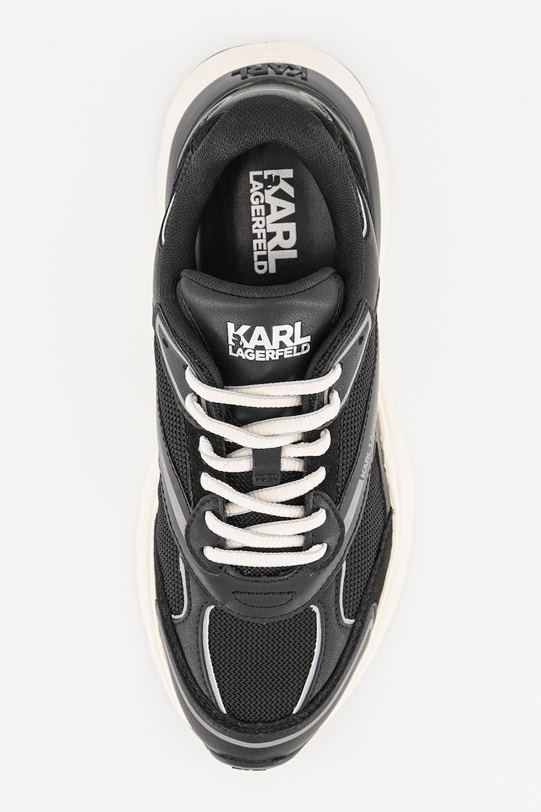 Karl Lagerfeld Pantofi sport de piele cu garnituri din material textil - Pled.ro