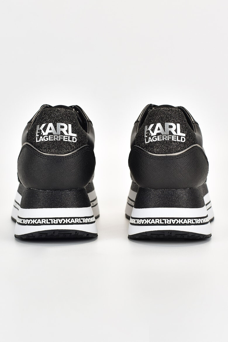 Karl Lagerfeld Pantofi sport de piele cu garnituri din material textil Velocita - Pled.ro