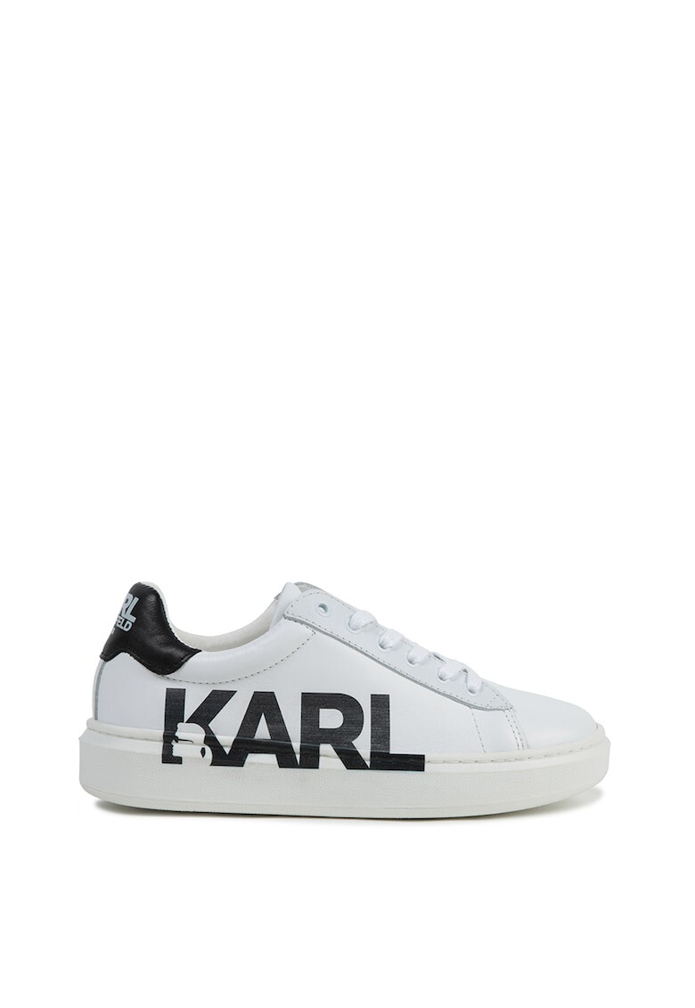 Karl Lagerfeld Pantofi sport de piele cu imprimeu logo - Pled.ro