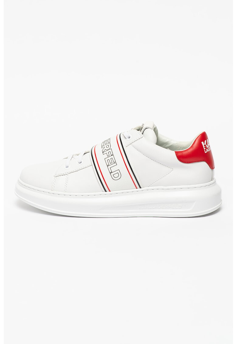 Karl Lagerfeld Pantofi sport de piele cu imprimeu logo Karl Band II - Pled.ro