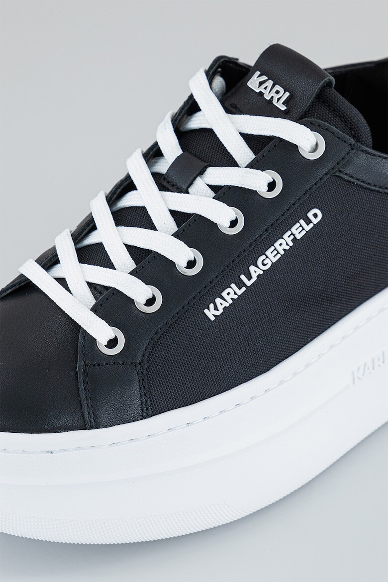 Karl Lagerfeld Pantofi sport de piele cu insertii de material textil Kobo III - Pled.ro