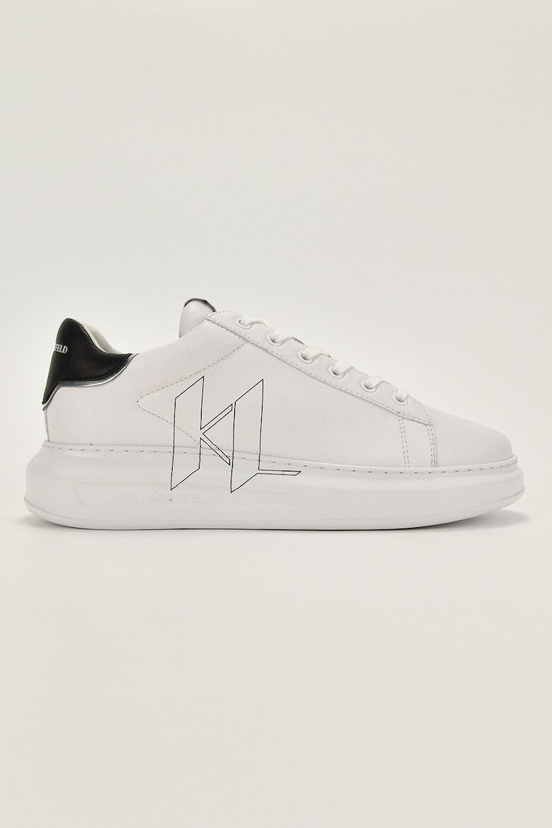 Karl Lagerfeld Pantofi sport de piele cu logo - Pled.ro