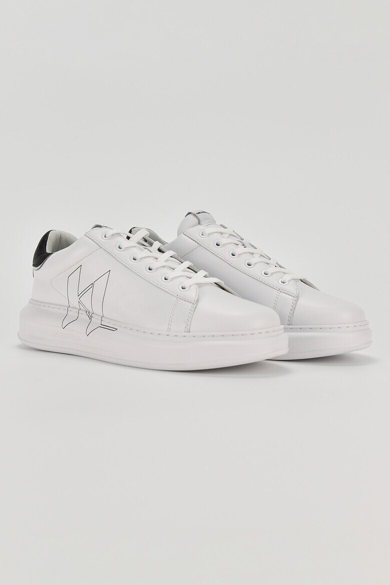 Karl Lagerfeld Pantofi sport de piele cu logo - Pled.ro