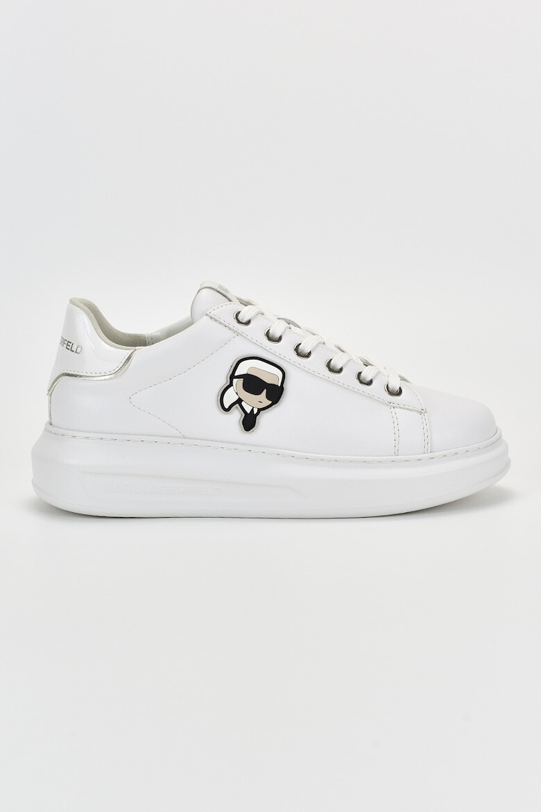 Karl Lagerfeld Pantofi sport de piele cu logo - Pled.ro