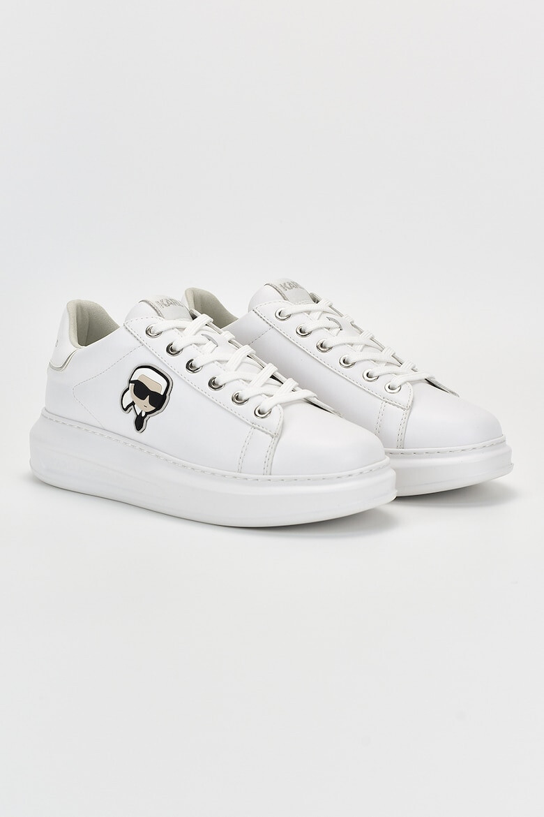 Karl Lagerfeld Pantofi sport de piele cu logo - Pled.ro