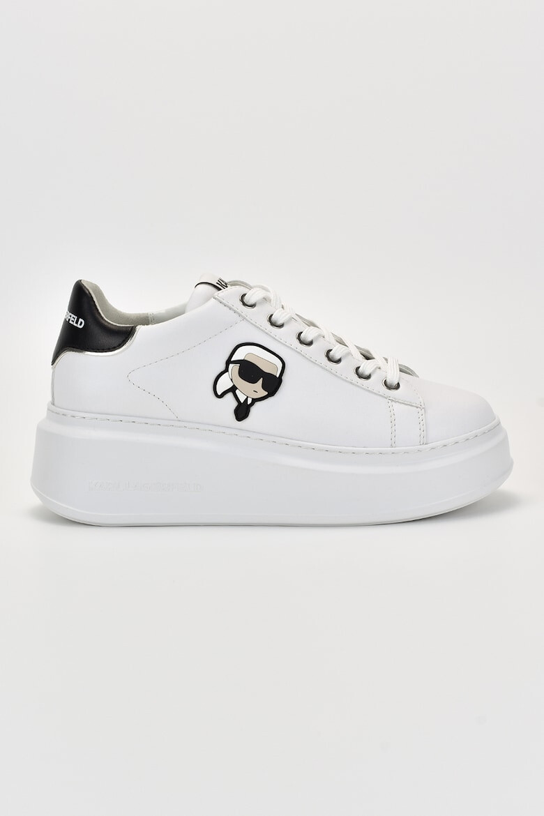 Karl Lagerfeld Pantofi sport de piele cu logo - Pled.ro