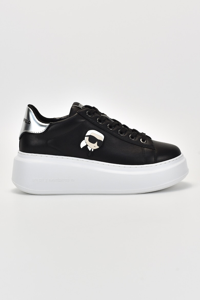 Karl Lagerfeld Pantofi sport de piele cu logo - Pled.ro