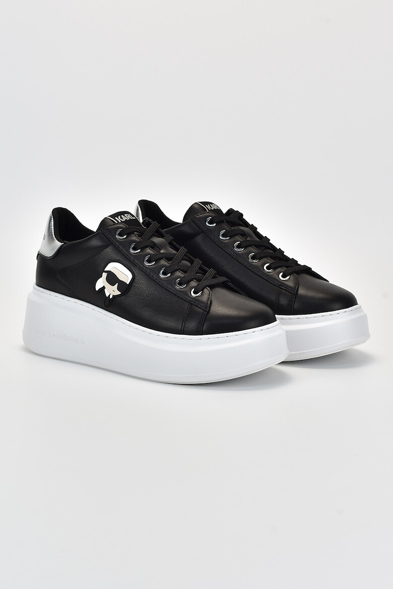 Karl Lagerfeld Pantofi sport de piele cu logo - Pled.ro