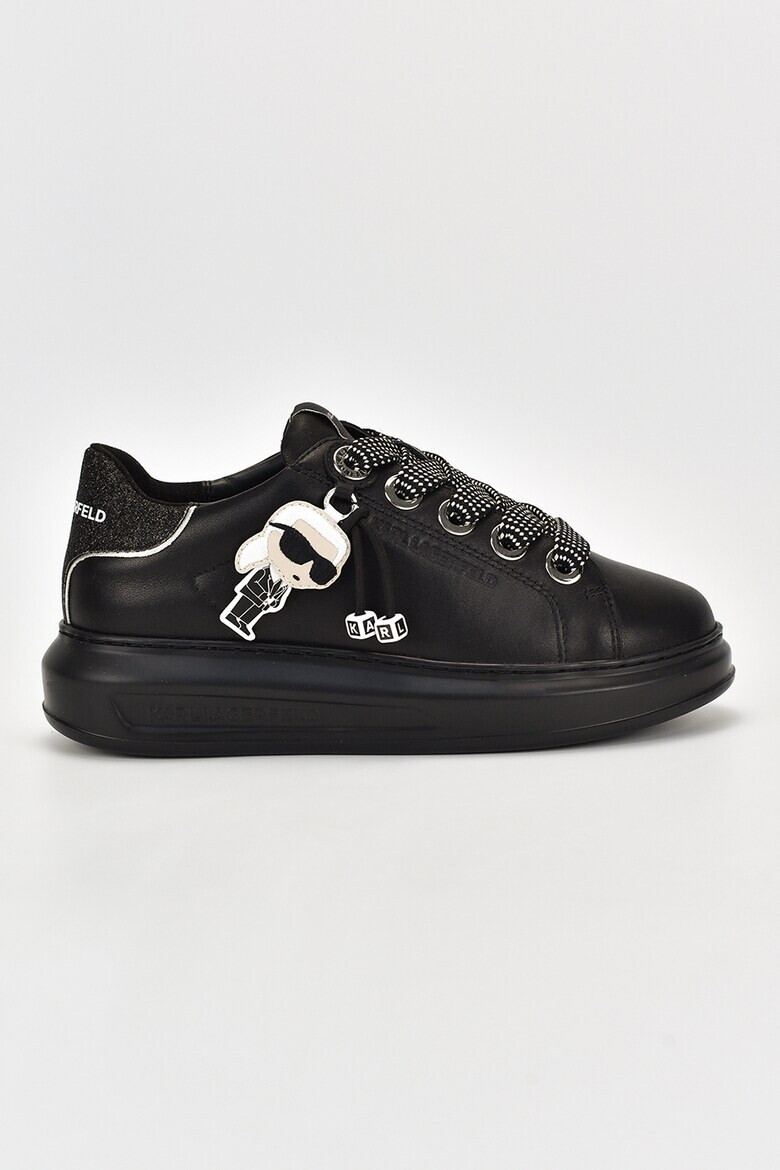 Karl Lagerfeld Pantofi sport de piele cu logo - Pled.ro