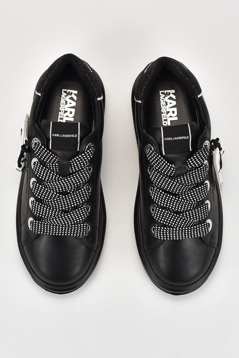 Karl Lagerfeld Pantofi sport de piele cu logo - Pled.ro