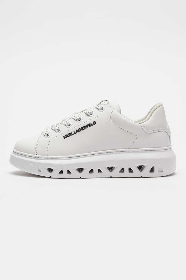 Karl Lagerfeld Pantofi sport de piele cu logo - Pled.ro