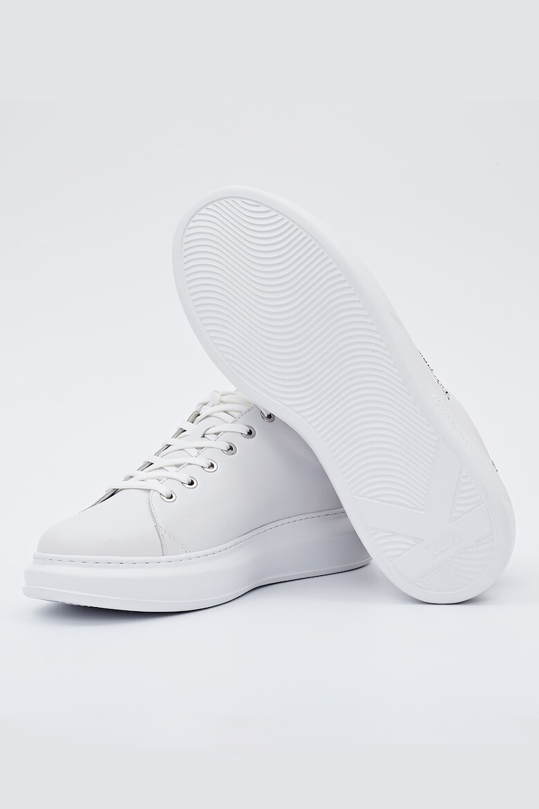 Karl Lagerfeld Pantofi sport de piele cu logo metalic - Pled.ro