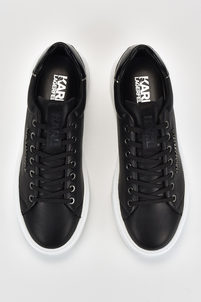 Karl Lagerfeld Pantofi sport de piele cu logo metalic - Pled.ro