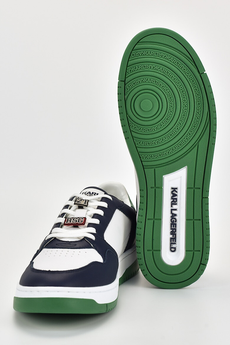 Karl Lagerfeld Pantofi sport de piele cu model colorblock si garnituri din material sintetic - Pled.ro