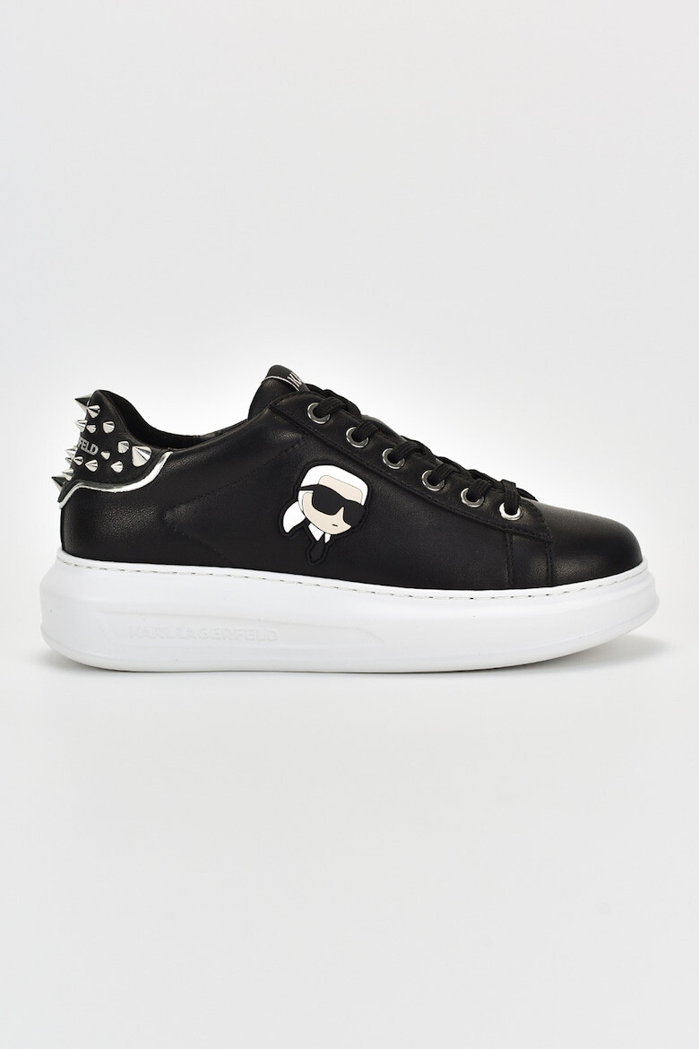 Karl Lagerfeld Pantofi sport de piele cu tinte - Pled.ro