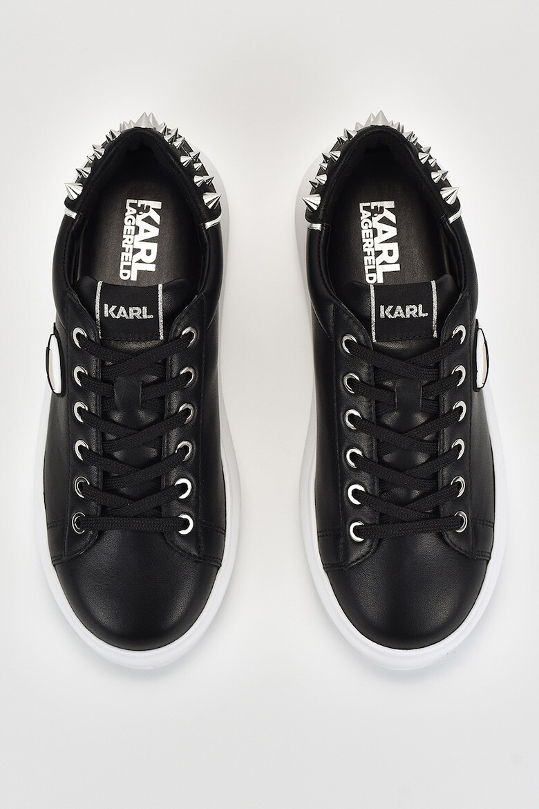 Karl Lagerfeld Pantofi sport de piele cu tinte - Pled.ro