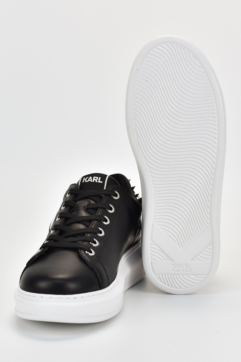 Karl Lagerfeld Pantofi sport de piele cu tinte - Pled.ro