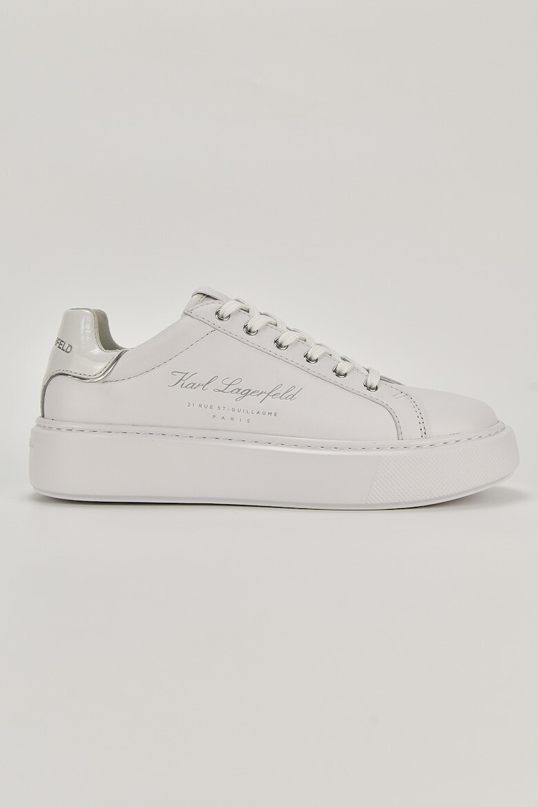 Karl Lagerfeld Pantofi sport de piele cu varf rotunjit - Pled.ro