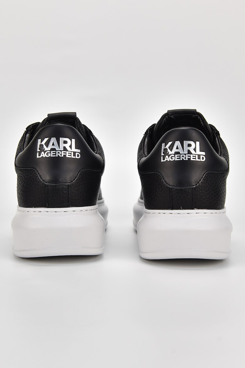 Karl Lagerfeld Pantofi sport din piele cu aplicatie logo - Pled.ro