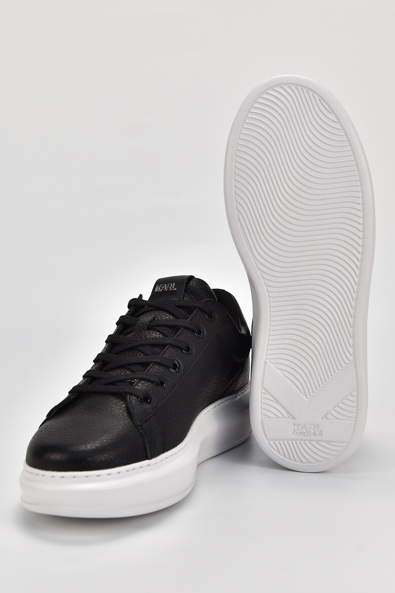 Karl Lagerfeld Pantofi sport din piele cu aplicatie logo - Pled.ro