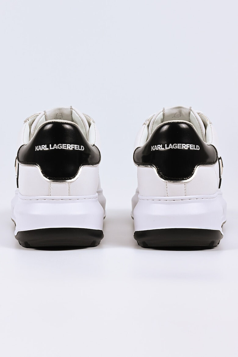 Karl Lagerfeld Pantofi sport din piele cu aplicatie logo - Pled.ro