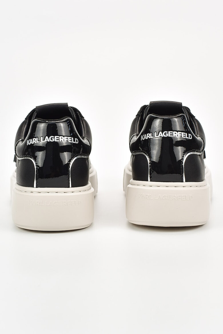 Karl Lagerfeld Pantofi sport din piele cu aplicatie logo metalica - Pled.ro