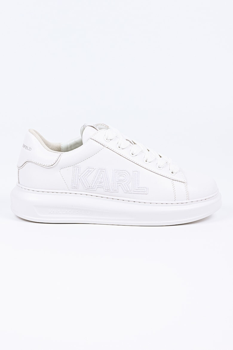 Karl Lagerfeld Pantofi sport din piele cu detaliu logo - Pled.ro