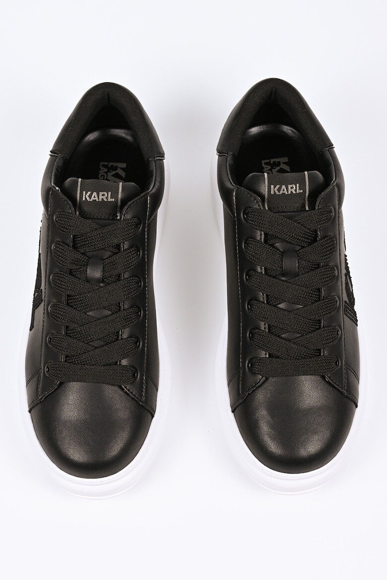 Karl Lagerfeld Pantofi sport din piele cu detaliu logo - Pled.ro