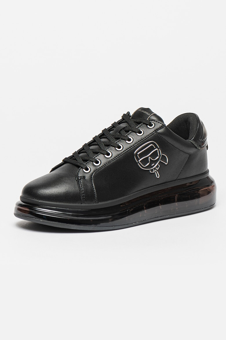 Karl Lagerfeld Pantofi sport din piele cu detaliu logo - Pled.ro