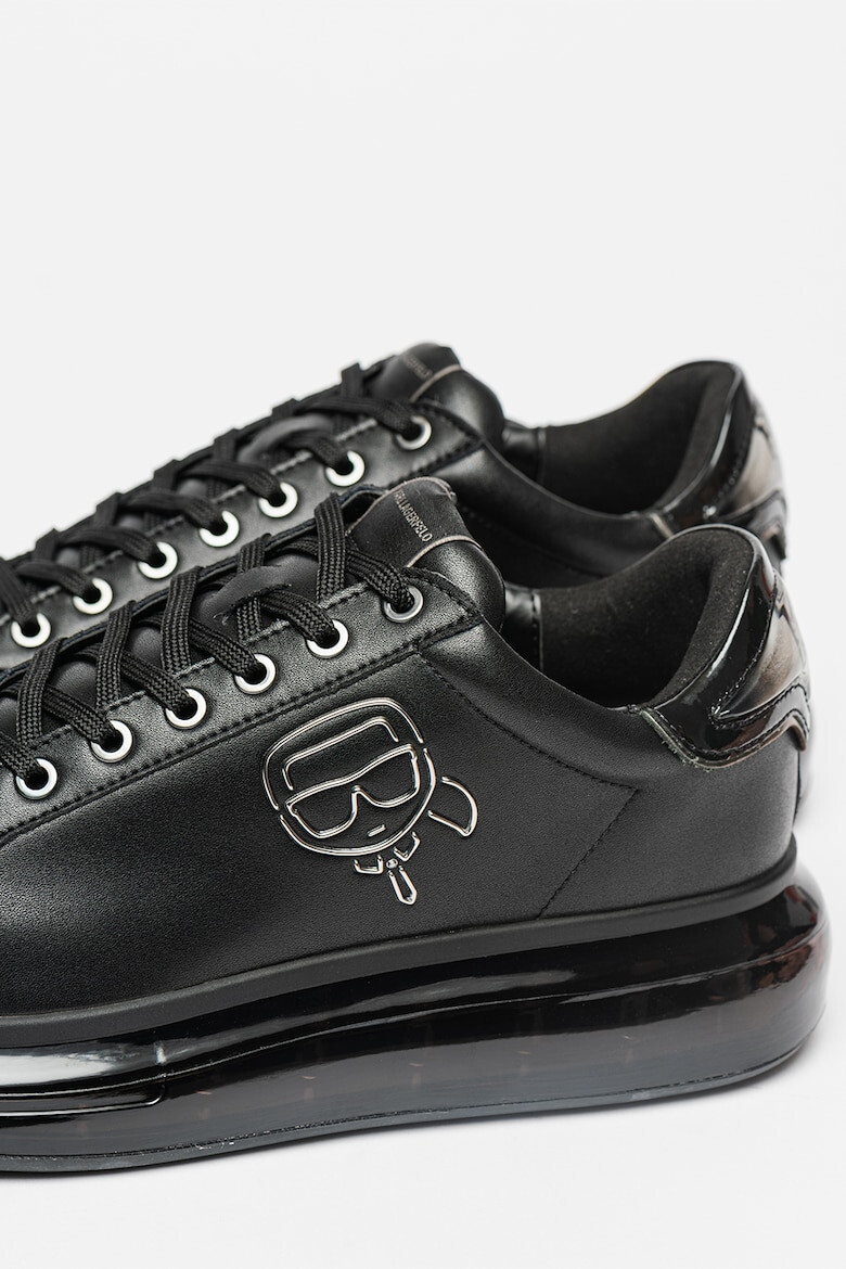 Karl Lagerfeld Pantofi sport din piele cu detaliu logo - Pled.ro