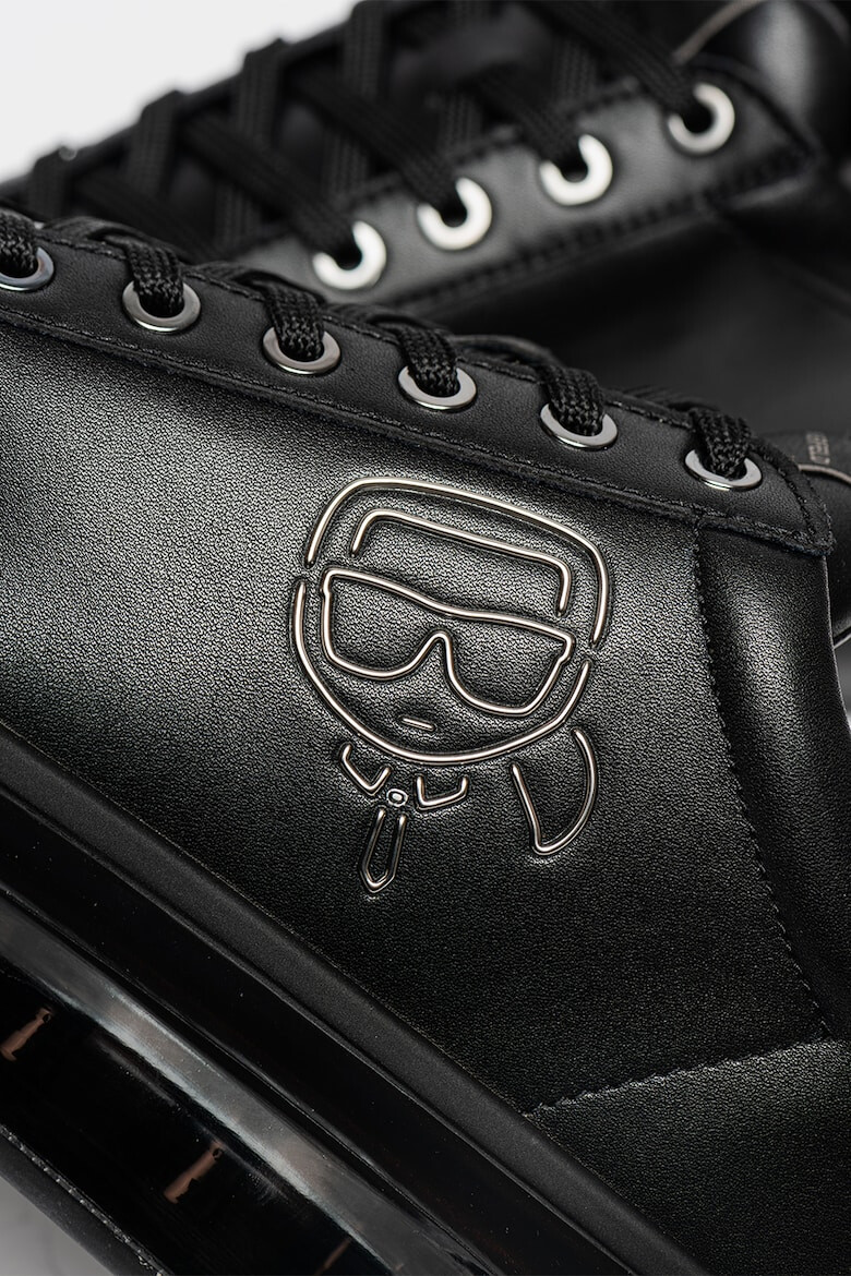 Karl Lagerfeld Pantofi sport din piele cu detaliu logo - Pled.ro